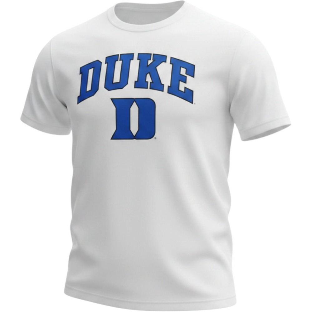 A4 Duke Blue Devils Performance T-Shirt Mens Large White Short Sleeve NCAA Sport